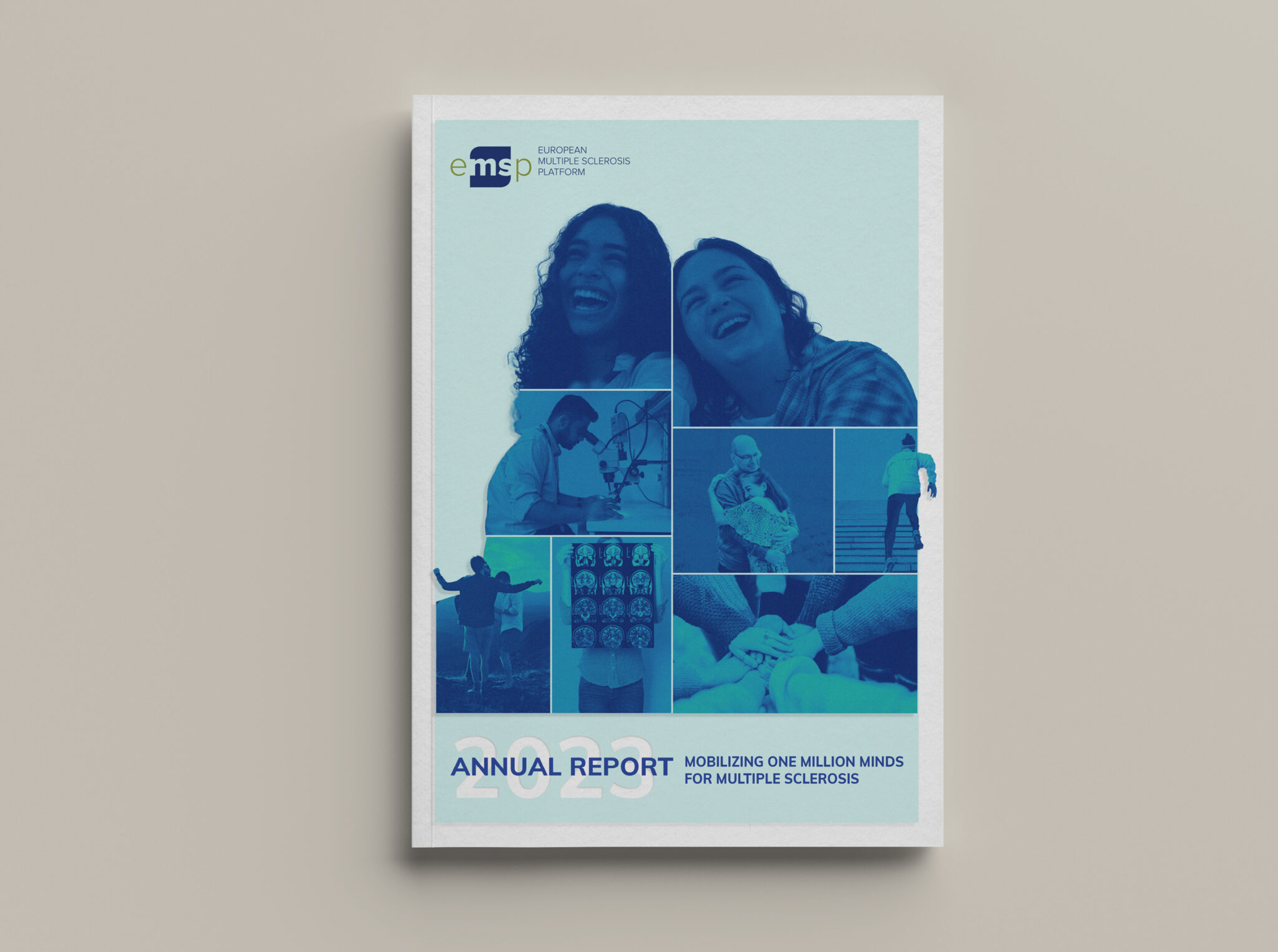 Annual report cover Health non profit